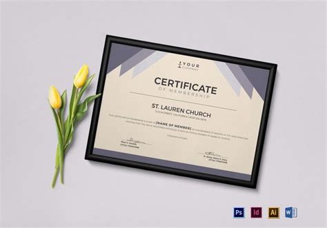 This template also shows the name of the new church and the target start date of the member in joining the group. 8+ Best Church Certificate Examples & Templates [Download ...