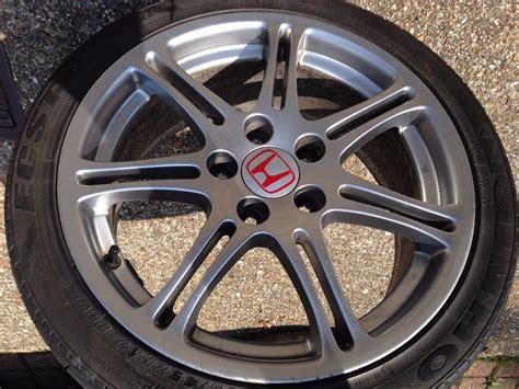 4 X Honda Civic Type R Ep3 17 Alloy Wheels And Tyres Tires 2001 05 In