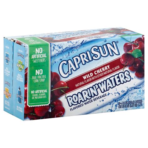 Capri Sun Wild Cherry Flavored Juice Drink Blend 10 Ct Pouches Fl Oz