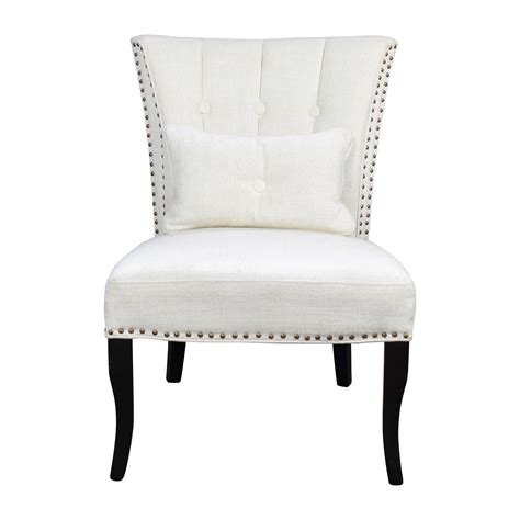 White Tufted Accent Chair Modway Prospect White Tufted Performance