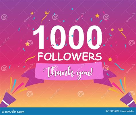 1000 Followers Post For Celebrating 1000 Followers In Social Media