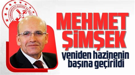 Hazine ve Maliye Bakanı Mehmet Şimşek oldu Taka Gazete Trabzon