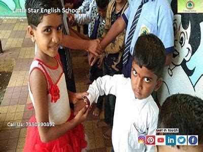 The sisters pray for the long and. Celebrates Raksha Bandhan!!! | Early learning, Playgroup ...
