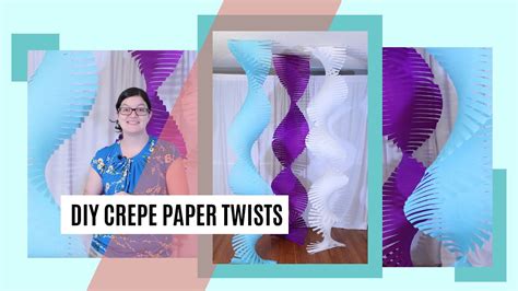 DIY Crepe Paper Twists Large Fringe Twists Party Streamer Twirl