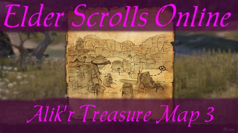 Alikr Treasure Map 3 Elder Scrolls Online Eso Youtube