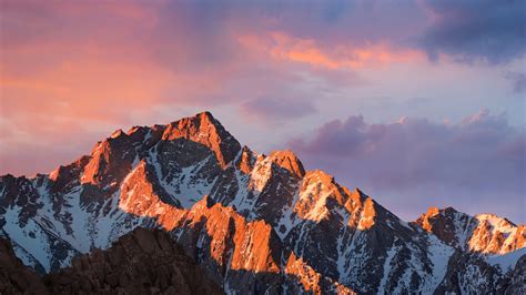 Free Download Wallpaper Mountains Macos 4k 5k Sierra Sky Android