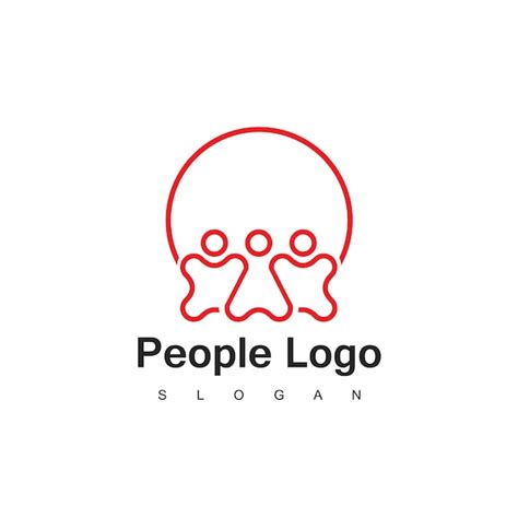 Premium Vector People Logo Template