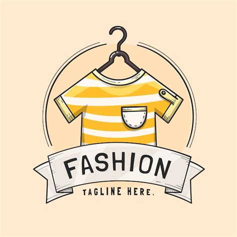 Free Vector Hand Drawn Clothing Store Logo Design