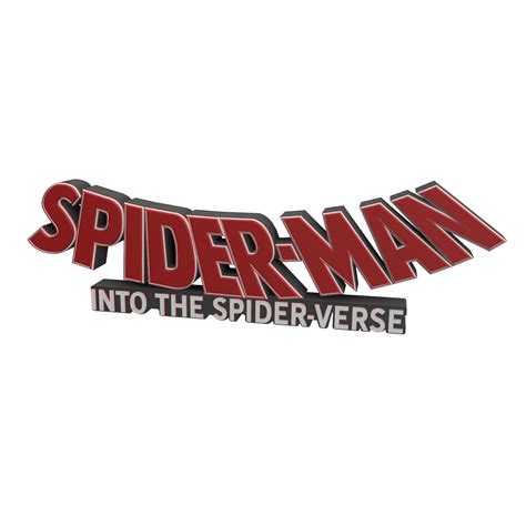 Stl File 3d Multicolor Logosign Spider Man Into The Spider Verse・3d