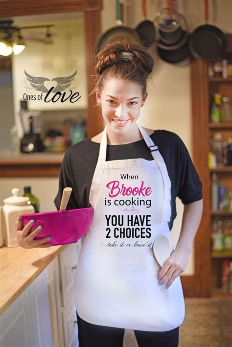 Funny Apron Womens Apron Personalized Apron Kitchen Etsy Cooking Apron Funny Aprons