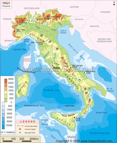 Itália Mapas Geográficos Da Itália