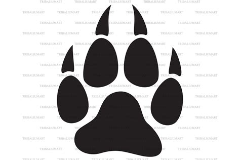 Wolf Paws Clipart