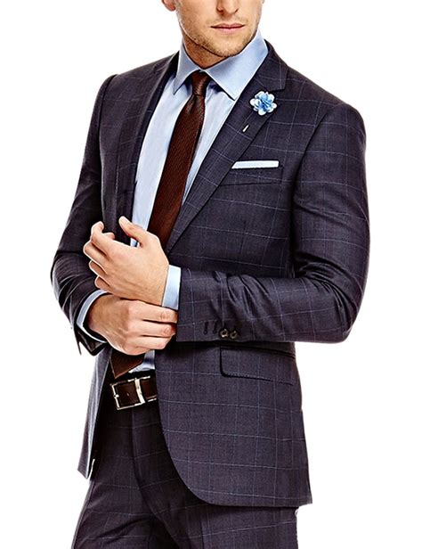 The top countries of suppliers are pakistan, china, and pakistan. Men's Navy & Blue Windowpane Plaid Slim Fit Suit Jacket ...