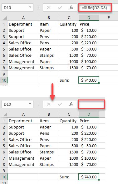 How To Hide Formulas In Excel Google Sheets Automate Excel