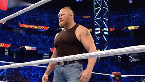 Wwe Stars React To Brock Lesnars Surprise Return At Summerslam