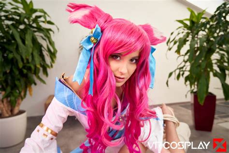League Of Legends Ahri Spirit Blossom Cosplay By Eyla Moore VR Porn Cosplay