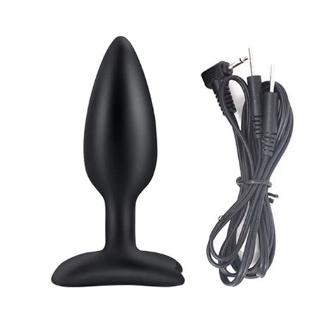 Elektrische Schok Anaal Plug Prostaat Stimulator Geleidende Siliconen Butt Pluggen Sex Toys Voor