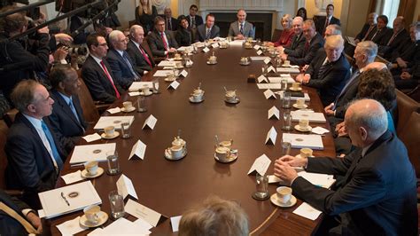 Trumps First Cabinet Meeting ‘a Big Fat Beautiful Negotiation