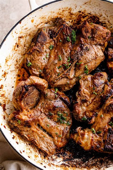 Juicy Pan Fried Lamb Chops With Garlic Easy Weeknight Recipes