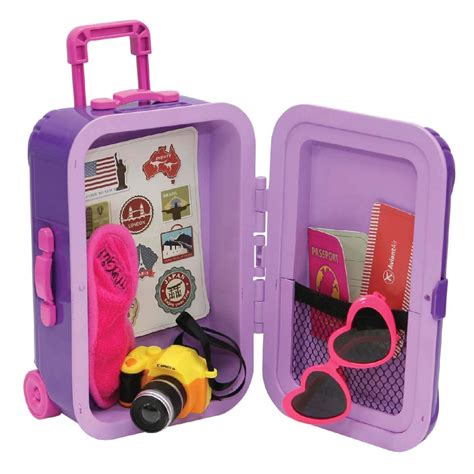 Buy Molly Dolly 18 Inch Doll Travel Suitcase Set Fits Most 18 Dolls