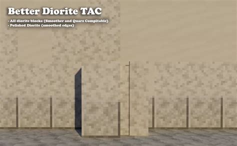 Better Diorite Tac Minecraft Texture Pack