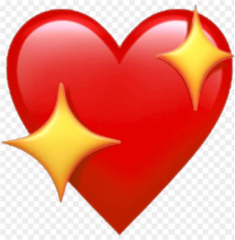 Free Download Hd Png Transparent Emojis Red Heart Heart Emoji Png