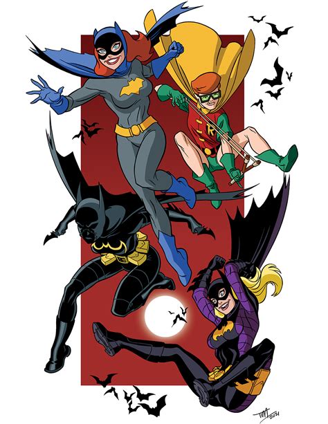 Batgirls By Timlevins On Deviantart