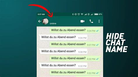 Whatsapp Chat Real Name Hide Using The Hide Chat Name App