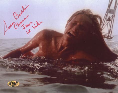 Susan Backlinie Signed Jaws 8x10 Photo Inscribed Chrissie Jaws
