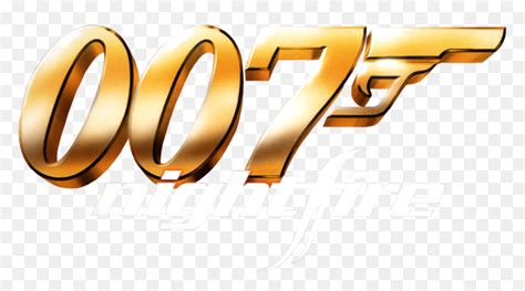 Download Gold Nightfire James 007 Goldeneye Text Bond Logo 007 James