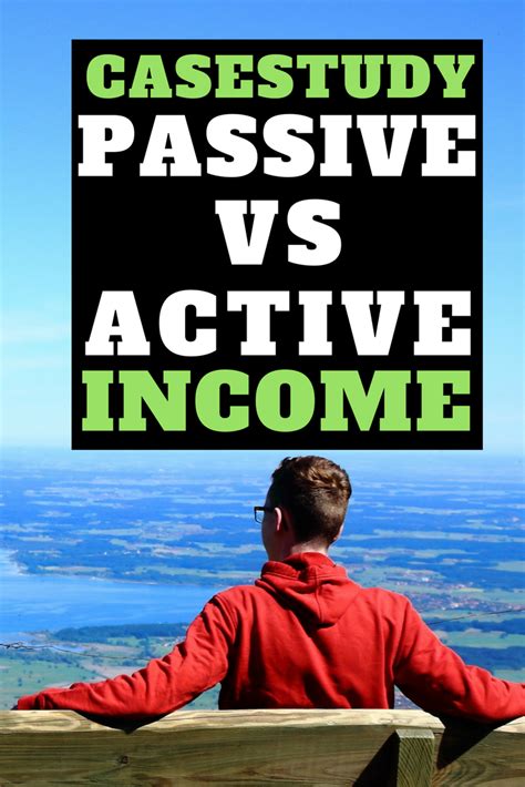 Passive Income Vs Active Income Passive Income Creating Passive