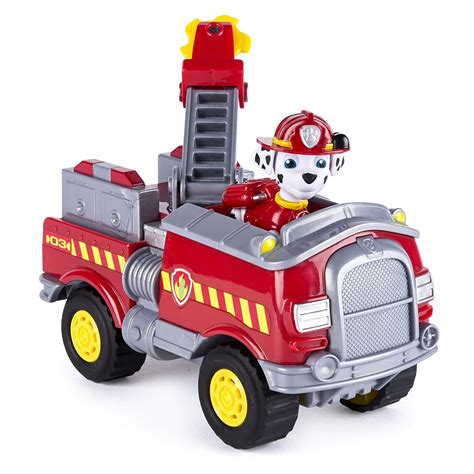 New Paw Patrol Marshalls Forest Fire Truck Vehicle Figure And Vehicle