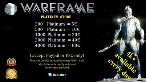 B Warframe Platinum Sale Cheap High Minded