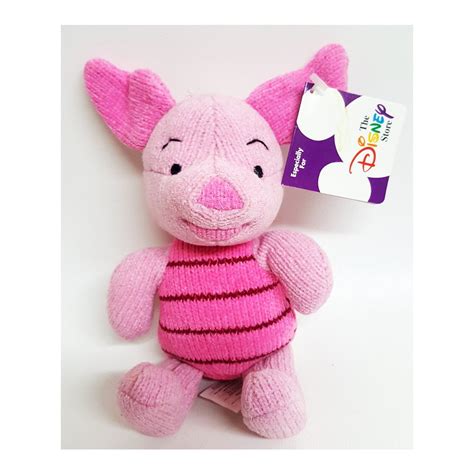 Disney Collectible Bean Bag Plush Piglet Knit Series Winnie The Pooh