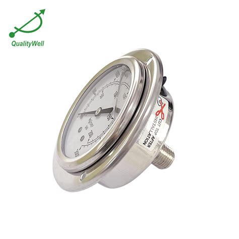 Bayonet Bezel Removable Ring Pressure Gauge All Stainless Steel