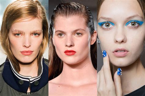 The Top Hair And Makeup Trends From New York Fashion Week