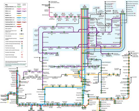 Map Of London Commuter Rail Stations Lines London Train Map London