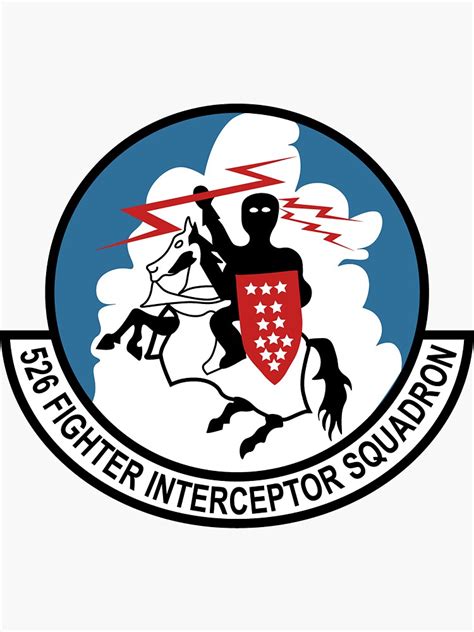 526 Fighter Interceptor Squadron Sticker By Mbussell Redbubble