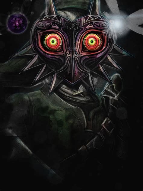 Legend Of Zelda Majoras Mask Link Painting Signed