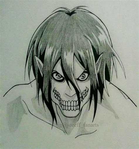The Best 13 Simple Eren Titan Drawing Face Greatfronticonic