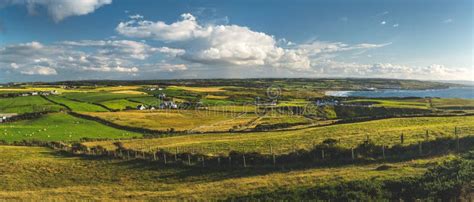 Countryside Panoramic View Northern Ireland Stock Photo Image Of