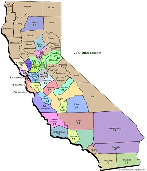 Ca County Map Images And Photos Finder