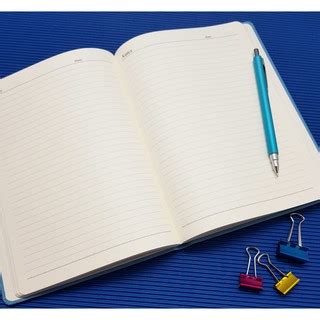 Something hard with frequent practice will become easier. Ready Stock A5 PU Notebook Hardcover Planner Diary ...