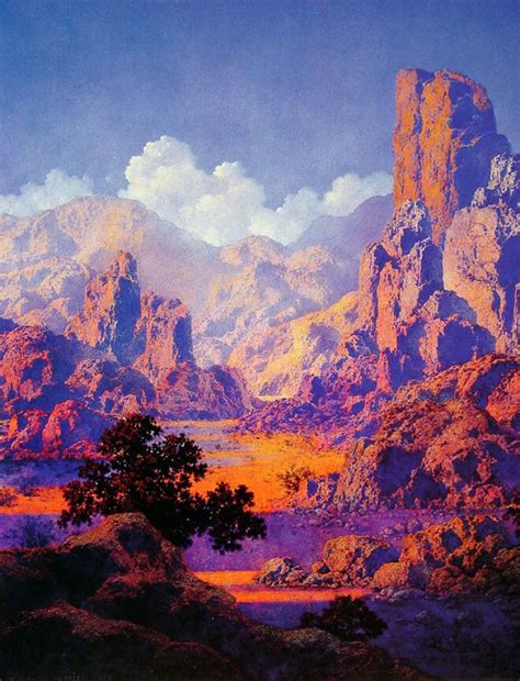 Arizona By Maxfield Parrish Giclee Canvas Print Repro Ebay