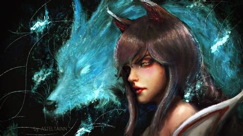 Ahri By Asteltainn On Deviantart Background Images Wallpapers