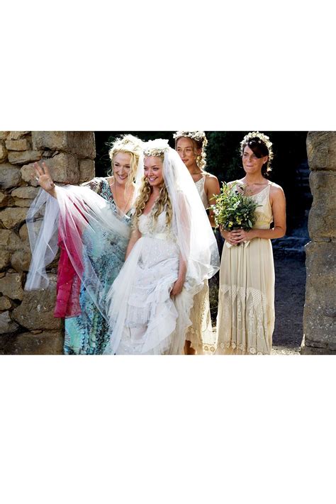 Wedding Ideas Planning And Inspiration Movie Wedding Dresses Mamma Mia Wedding Dress Wedding