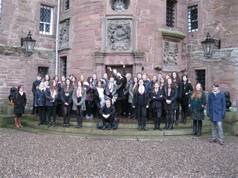 Glamis Castle Welcomes Carnoustie High School Modern Language Winners