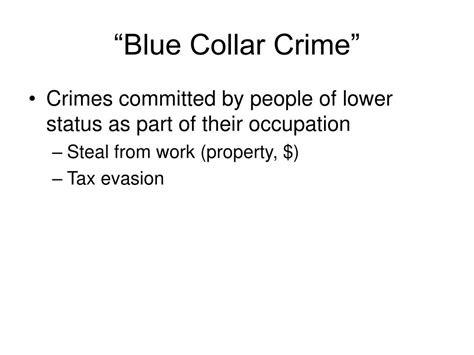 Ppt White Collar Crime Powerpoint Presentation Free Download Id