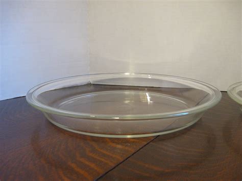Vintage Set Of Two Eleven Inch Pyrex Pie Plates Pyrex 11 Inch Etsy