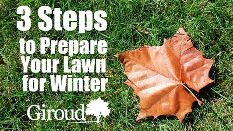 Prepare Your Lawn For Winter Youtube